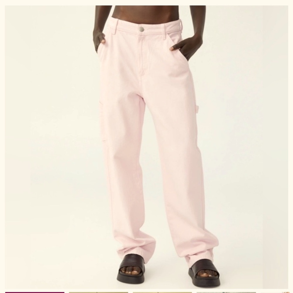 Cotton On Blush Pink carpenter jean pants